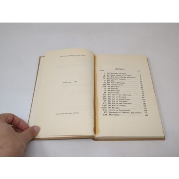 Jesus The‎ Master Teacher by Herman Harrell Horne 1964 Hardcover Book Vintage - Picture 10 of 16